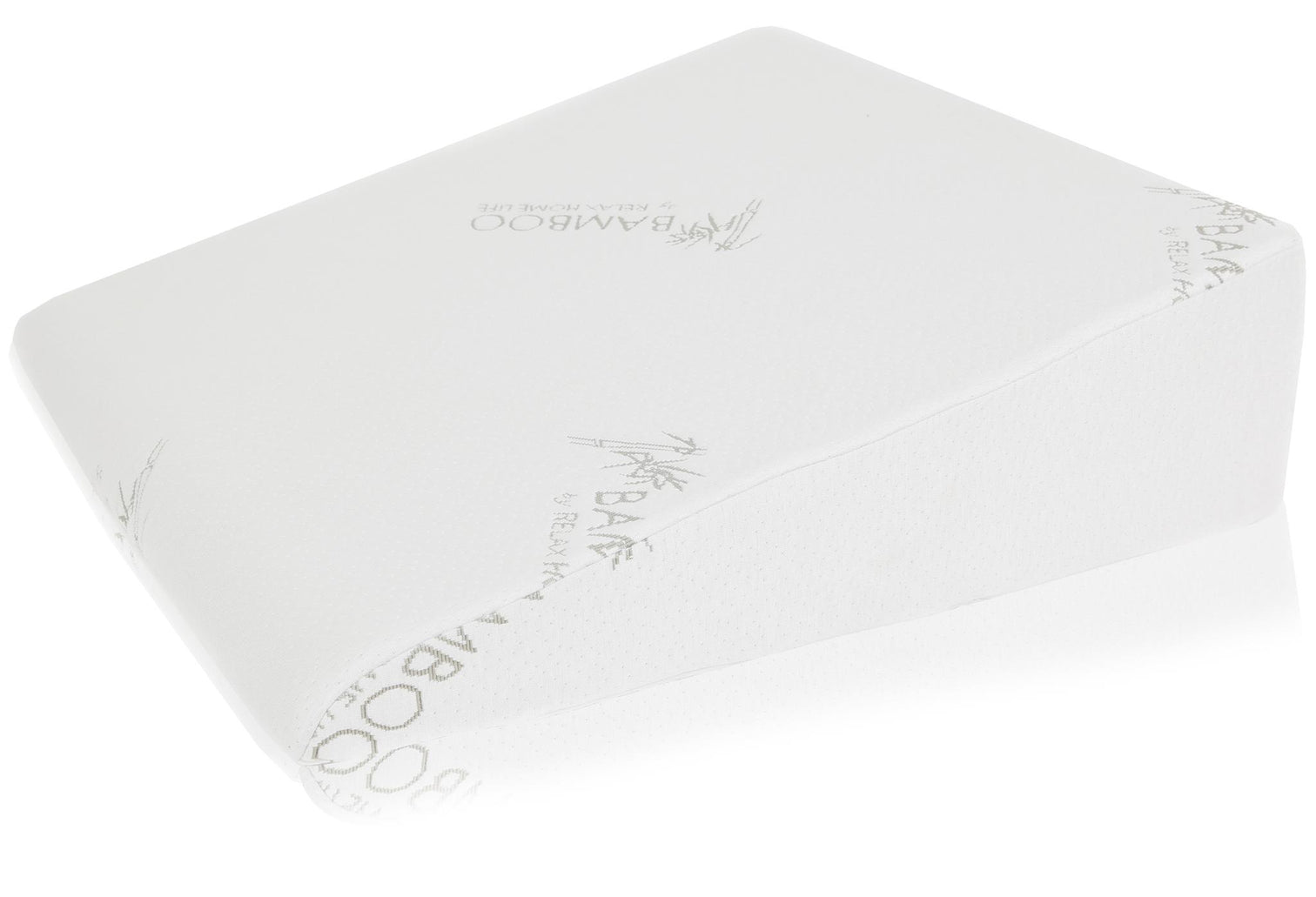 Wedge Pillow for Acid Reflux with 1.5" Memory Foam Bamboo Cover 25x2